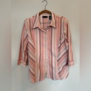 Apostrophe Multicolor Striped Shirt XL
